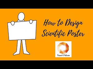 How to Design Scientific Poster for conferences محاضرة فيديوية عن تصميم البوسترات العلمية
