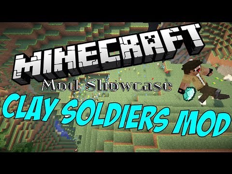 Minecraft | Mod Showcase | Clay Soldiers Mod | 1.6.4 |