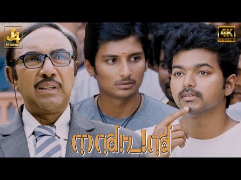 Virus Sathyaraj Intro & Thalapathy Vijay's Hypothetical Question | Nanban 4K | Jiiva | Srikanth | J4