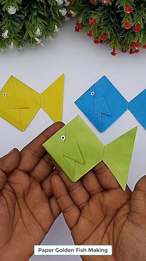 15K views · 126 reactions | How To Fold An Origami Goldfish | Paper Fish Tutorial #Reels #PaperFish | Mr. Creator | Facebook