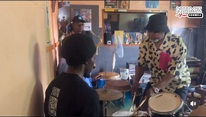 1.1M views · 10K reactions | AWILO LONGOMBA Showing a Drummer how he played the snare drum on his track “Gâté le coin”. | Dj NUMZ 254 | Facebook