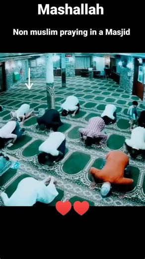 hey a non Muslim is praying in mosques 😲🖕😲