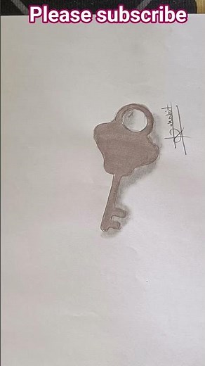 key drawing#realistic drawing#art#shorts.