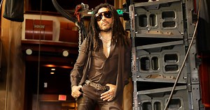 I Love Lenny Kravitz’s Leather Gym Pants