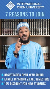 53 reactions · 12 shares | 7 Reasons to Join IOU Enroll now: https://iou.edu.gm/?ref=2022s2-stream-fb | International Open University - IOU | Facebook