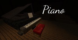Playable Grand Piano - 4 Octaves, Pedals, Animated Keys, and Music Playing! Minecraft Map