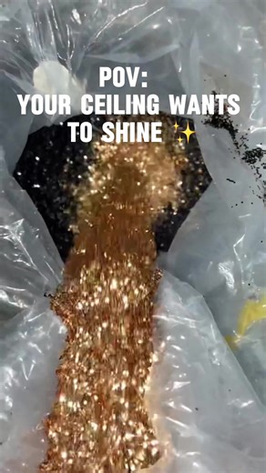 Glitter Ceilings: Adding Sparkle to Your Space