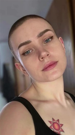 Long to Buzz Cut Hair Transformation by Ursula Omt