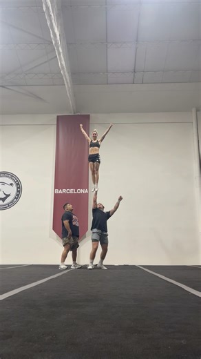 backhandspring full to qp #cheerleading #cheer #stunt