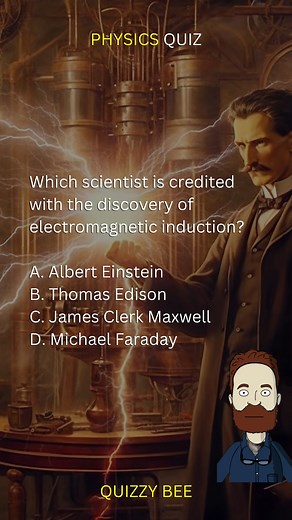 Physics Quiz | Electrifying Physics Challenge: Test Your Knowledge! ⚡🔮🧲💫 | #physics #quiz #physicsquiz #science #education #school #knowledge #challenge #learning #getlearning #facts #trivia #brainteaser #fbreels #reelsfb #reels #viral #viralreels #educationalcontent #fyp #quizbee | Quizzy Bee