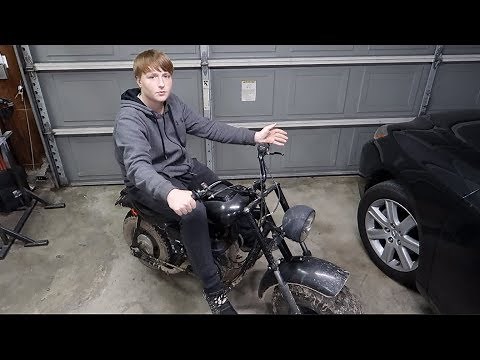 INSTALLING THROTTLE CABLE ON MINI BIKE