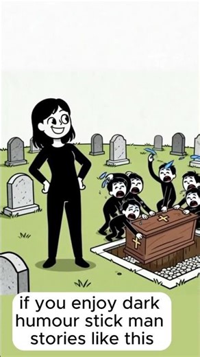 “6 Men Carried the Coffin… But ONE Woman Caused It #stickmananimation, #stickmancomedy, #stickman