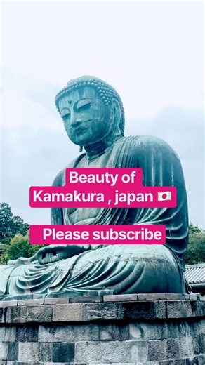I Finally Saw Japan’s GIANT Buddha 😱 | Kamakura Day Trip #japan #beauty #buddha #nature #peace