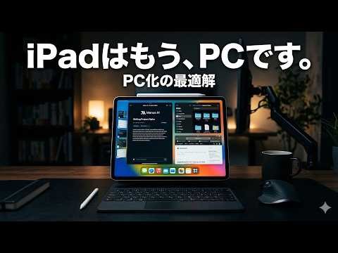 【2026年最新】iPadを「完全なメインPC」に変える最強AIアプリとマルチタスク設定術