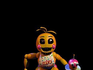 Toy chica jumpscare on Make a GIF