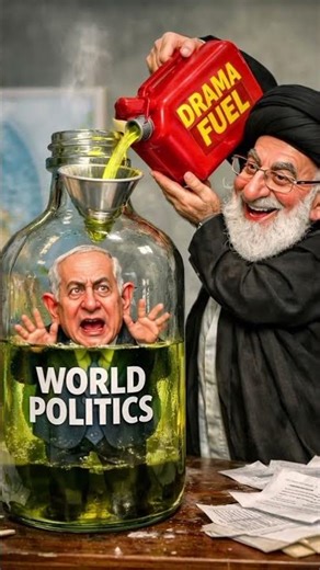 Khamenei Prank With Netanyahu 😂 #khamenei #netanyahu #prank #memes