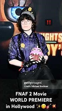 THE RED CARPET at the FNAF 2 Movie WORLD PREMIERE !! 🎤🐻✨