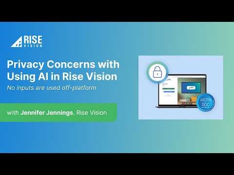 Does Rise Vision Use Your Data to Train AI Models?