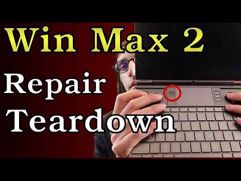 GPD Win Max 2 - Teardown (bottom) + Mouse-Gamepad switch repair