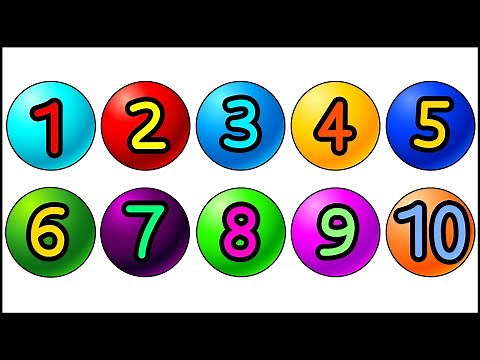 Learn to Write Numbers 1 to 10 | 123 Number Names | 1234 Counting | 12345678910 | Kindergarten Video