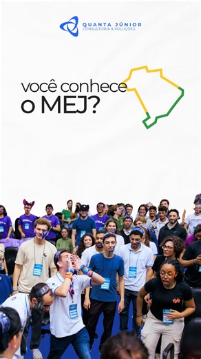 Quanta Jr. on Instagram: "Vem conhecer um pouco do MEJ com a gente! 💙 Nossa história é grande e nosso impacto é notável, mas é sempre importante lembrar que somos feitos de pessoas. Sem nossa grande equipe, nada disso seria possível, e nós EJs estamos na linha de frente para mostrar para o mundo como os jovens estão se preparando para mudar o futuro. Você também pode fazer parte dessa transformação. Eai, o que acha? 👀🔥"