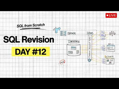 LIVE SQL: Views, Indexes, String & Date Functions Explained (Day 12/13) #live #coding #sql