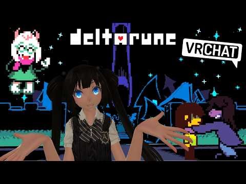 Deltarune VRChat Full Playthrough – Explore, Battle & Talk to NPCs