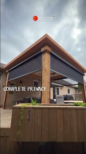 Outdoor screens | Motorized screens | patio blinds
