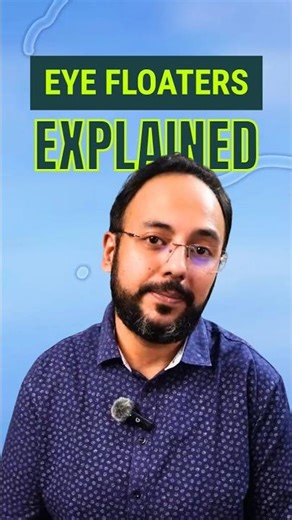 Eye Floaters Explained 👀 When Should You Worry? #floaters #drshadabkhan