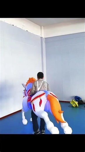 Inflatable parade props, people wearing clothing, inflatable horses #inflatable #decoration#costume