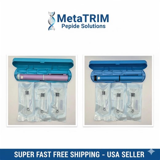 Reusable 60-unit Peptide Injection Pen With Case & 3 Glass Vials - Etsy Canada