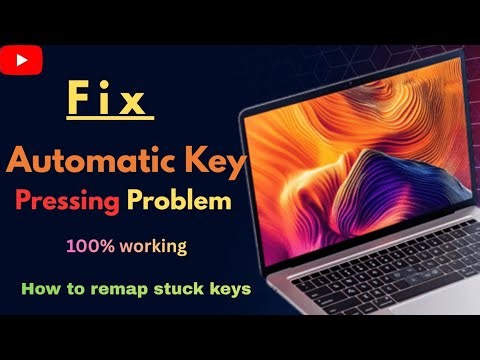 Fix laptop keyboard automatic typing problem | Fix stuck key #hp #lenovo #dell #sirajjafri 