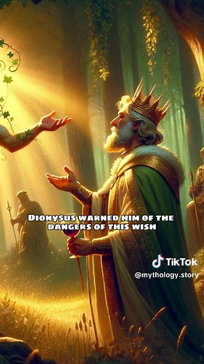 King Midas And The Golden Touch (The Curse of Greed) #mythology #greekmythology #midas