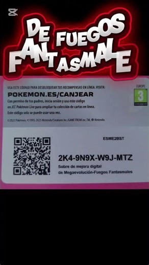 código gratis para jcc Pokemon live