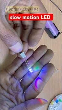 5mm slow motion LED light Test RGB | Electronics Verma