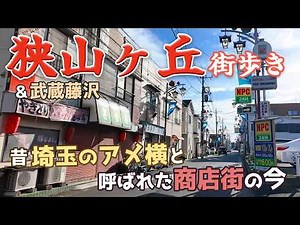 Walk around Sayamagaoka Station and Musashi-Fujisawa Station, two commuter towns in Tokorozawa Ci...
