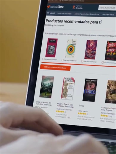¡Tu historial de lectura también puede guiar nuevas lecturas!#Buscalibre