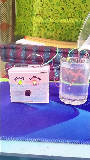 Diy School project Water Level Indicator | kids school science projects