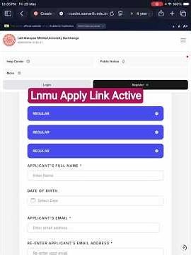 🔥LNMU UG ADMISSION 2026-30 Link Active |Lnmu UG Apply Start 2026 #lnmuadmission