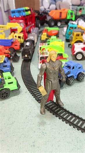 Fun Toy Trains and Trucks with Buses & Cars 🚛