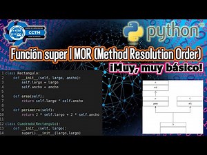 ⬆️ Función super para acceder a la clases base, padre o superclase | Python | ¡Muy, muy Básico!