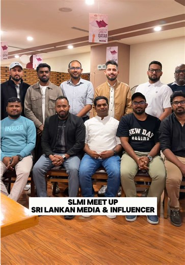 SRI LANKAN MEDIA & INFLUENCER MEETUP IN QATAR