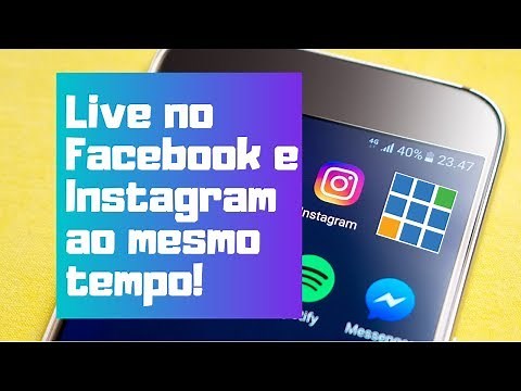 Como Transmitir para Facebook e Instagram simultâneamente