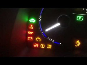 How to reset the tire pressure light in the Lexus CT 200h?