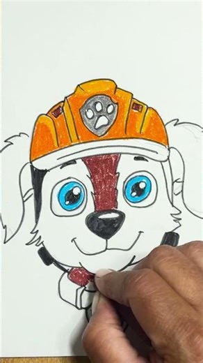 How to draw Zuma - Paw Patrol #shorts #shortsfeed #pawpatrol