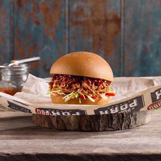 Feast your eyes on our brand new Kentucky Pulled Pork Burger, with juicy slow-cooked pulled pork, fresh shredded slaw, topped off with the Colonel's BBQ sauce and served in a brioche bun... Mmm..... 󾌫 | KFC