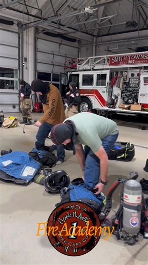 24K views · 470 reactions | 11/13/25 • Fire Academy Class making it through their last gear drill. The class will finish up in a few weeks and prepare for finals. | Hooks N Leathers | Facebook