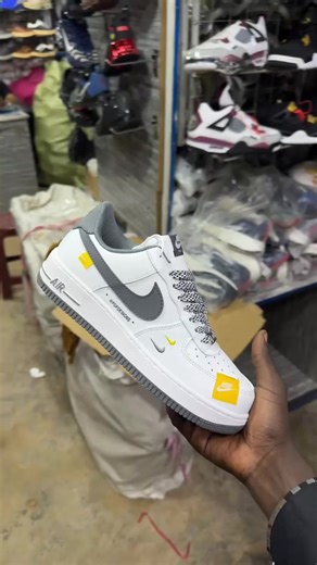 Airforce 1 grey white available call or WhatsApp 0751373300 all sizes available #fyp #trending #kampala #tiktok #viral