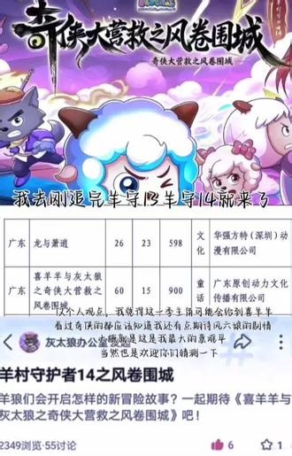 #喜羊羊与灰太狼 #羊守14 #奇侠大营救 #奇侠大营救之风卷围城 #备案 刚看完羊守13，又来了一个羊守14@DOU 小助手 @DJ梦琴 @是懒大王咩 @⋆射手哈小浪⋆