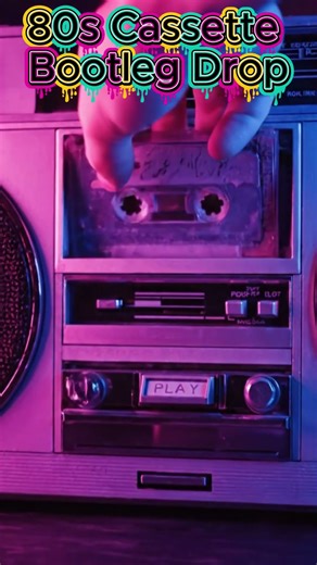 80s Cassette Bootleg Drop | Retro Synthwave Vibes 🔥📼 #shorts #music #retroaesthetic